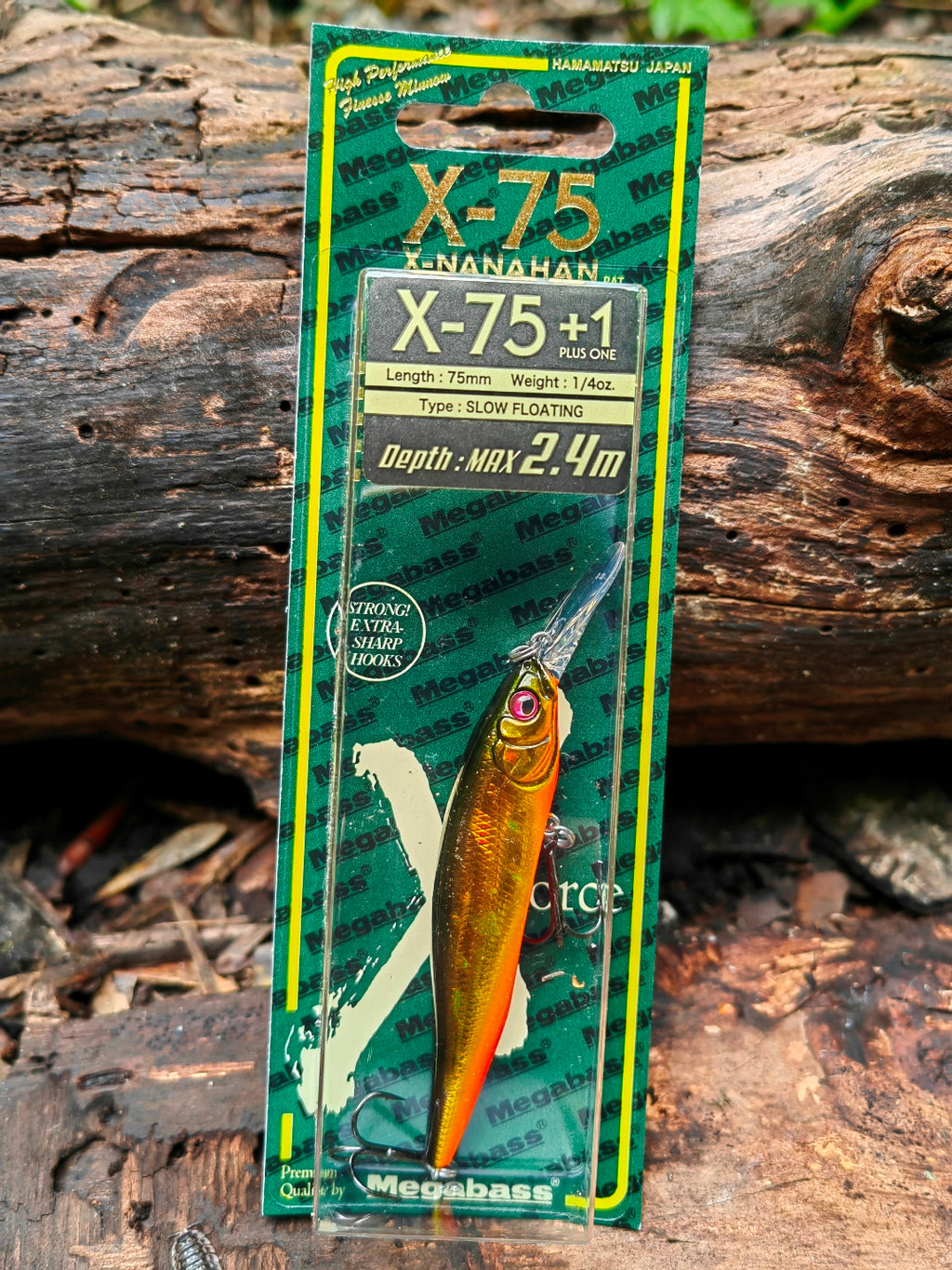 Megabass X-NANAHAN+1 75 mm 7 g — GG MEGABASS KINKURO — zdjęcie główne