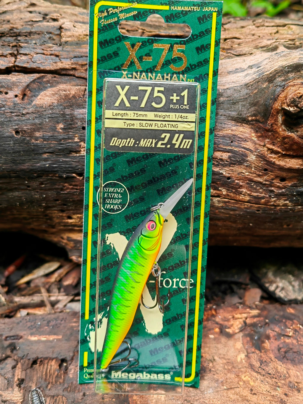 Megabass X-NANAHAN+1 75 mm 7 g — MAT TIGER — zdjęcie główne