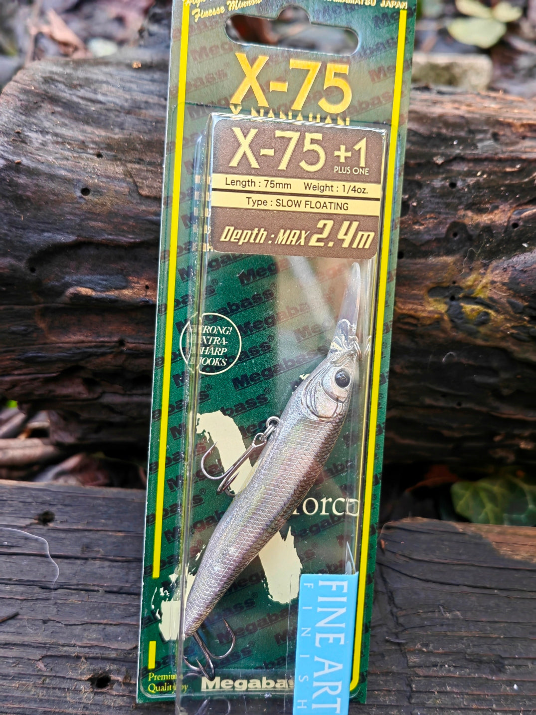 Megabass X-NANAHAN+1 75 mm 7 g — FA SHIRAUO — zdjęcie główne