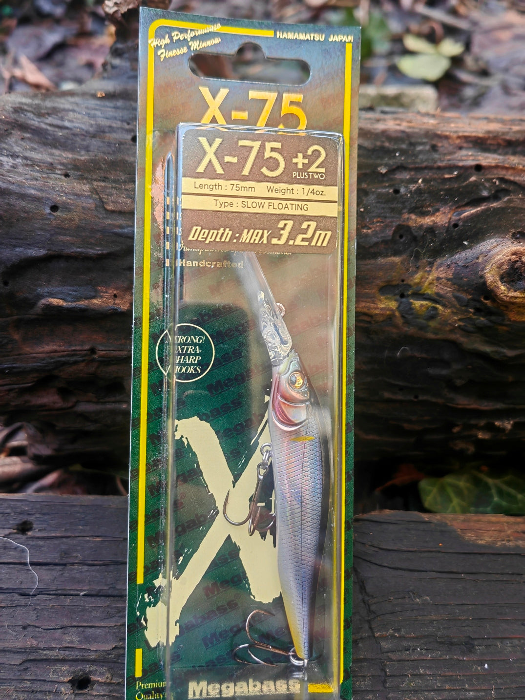Megabass X-NANAHAN+2 75 mm 7 g — LZ SATOSHIN CHIAYU — zdjęcie główne
