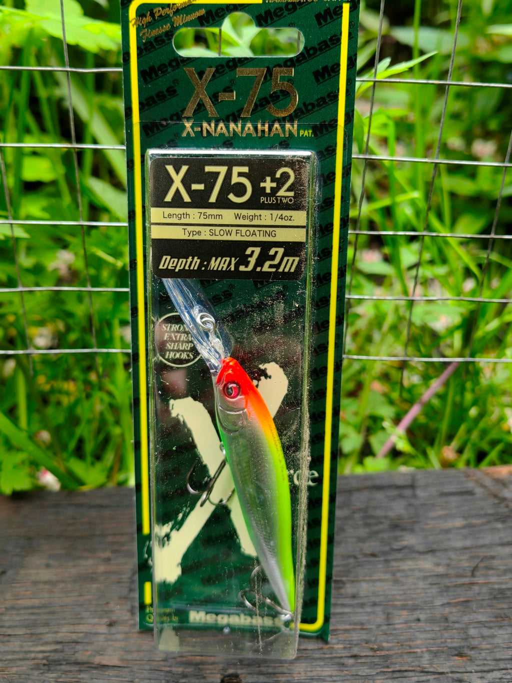 Megabass X-NANAHAN+2 75 mm 7 g — MG VEGETABLE — zdjęcie 2