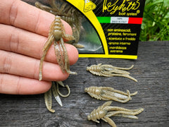 Imitacja nimfy 40 mm — OLIVA GHOST GLITTER — #NFVOGR4 — Righetti Bait System