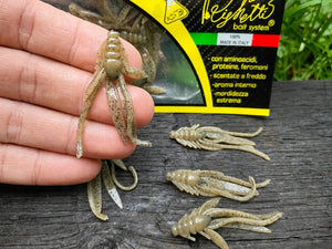 Imitacja nimfy 40 mm — OLIVA GHOST GLITTER — #NFVOGR4 — Righetti Bait System