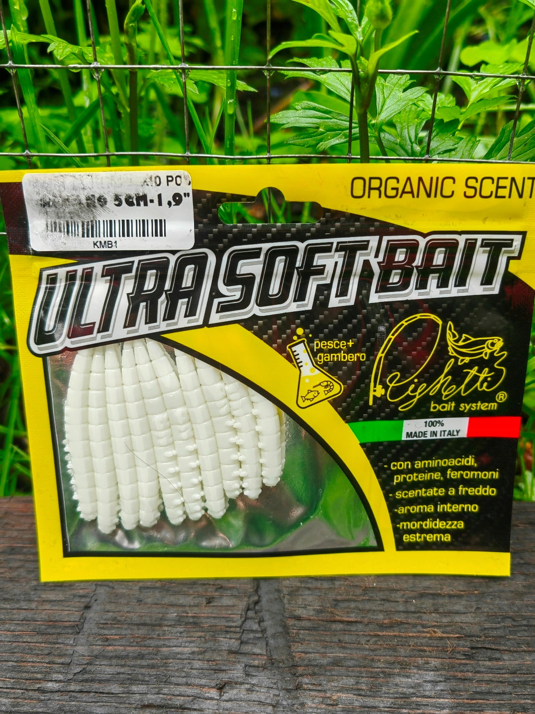 Larwa Kaiman 50 mm Righetti Bait System, kolor BIANCO — #KMB1, zdjęcie 3