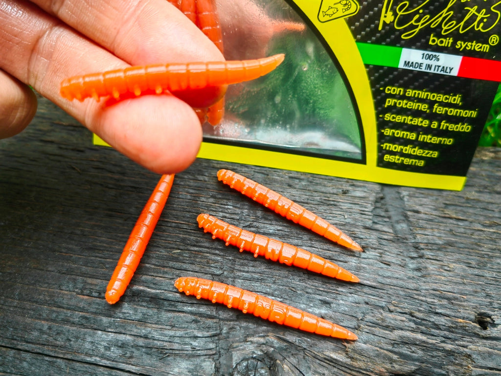 Larwa Kaiman 50 mm Righetti Bait System, kolor MARRONE LOMBRICO — #KMM1, zdjęcie 2