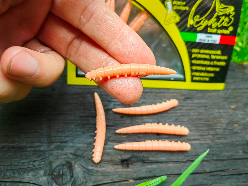 Larwa Kaiman 50 mm Righetti Bait System, kolor CANNELLA — #KMM3, zdjęcie 2