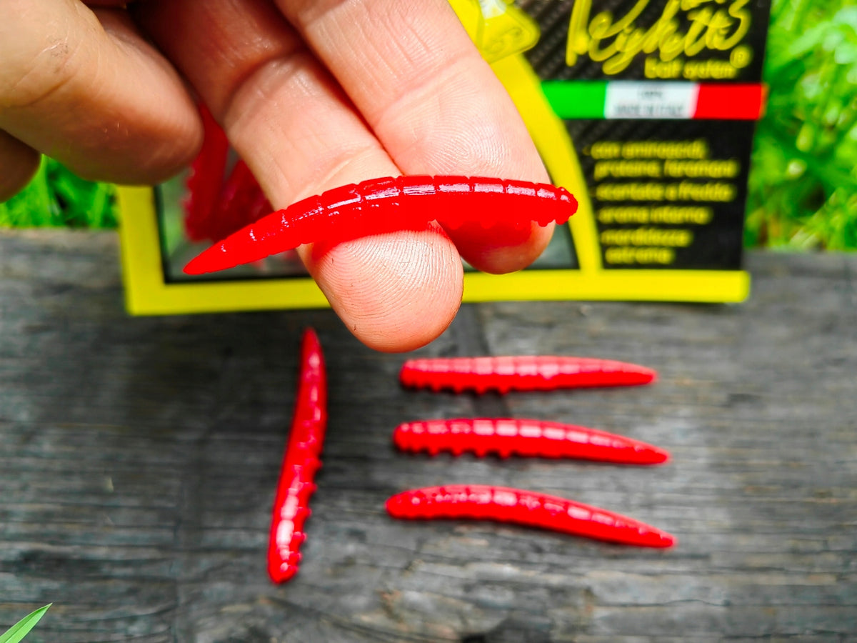 Larwa Kaiman 50 mm Righetti Bait System, kolor SANGUE SCURO — #KMRS3, zdjęcie 2