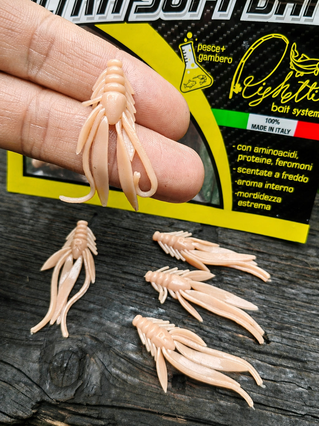 Imitacja nimfy 40 mm Righetti Bait System, kolor CREMA CAFFÈ REFLEX — #NFM13P, zdjęcie 1
