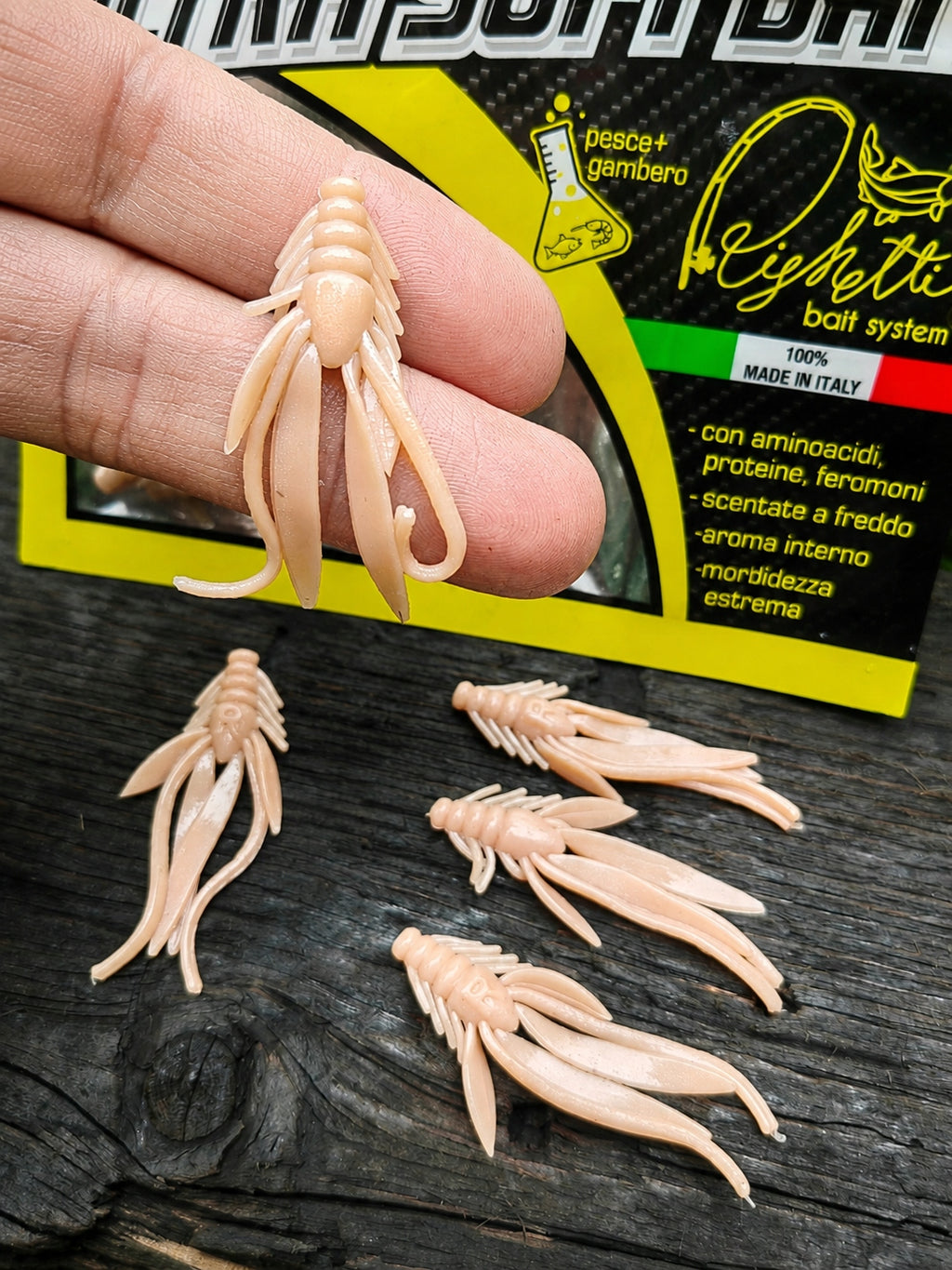 Imitacja nimfy 40 mm Righetti Bait System, kolor CREMA CAFFÈ REFLEX — #NFM13P, zdjęcie 2