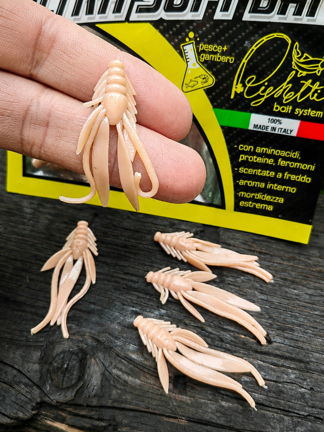 Imitacja nimfy 40 mm Righetti Bait System, kolor CREMA CAFFÈ REFLEX — #NFM13P, zdjęcie 2