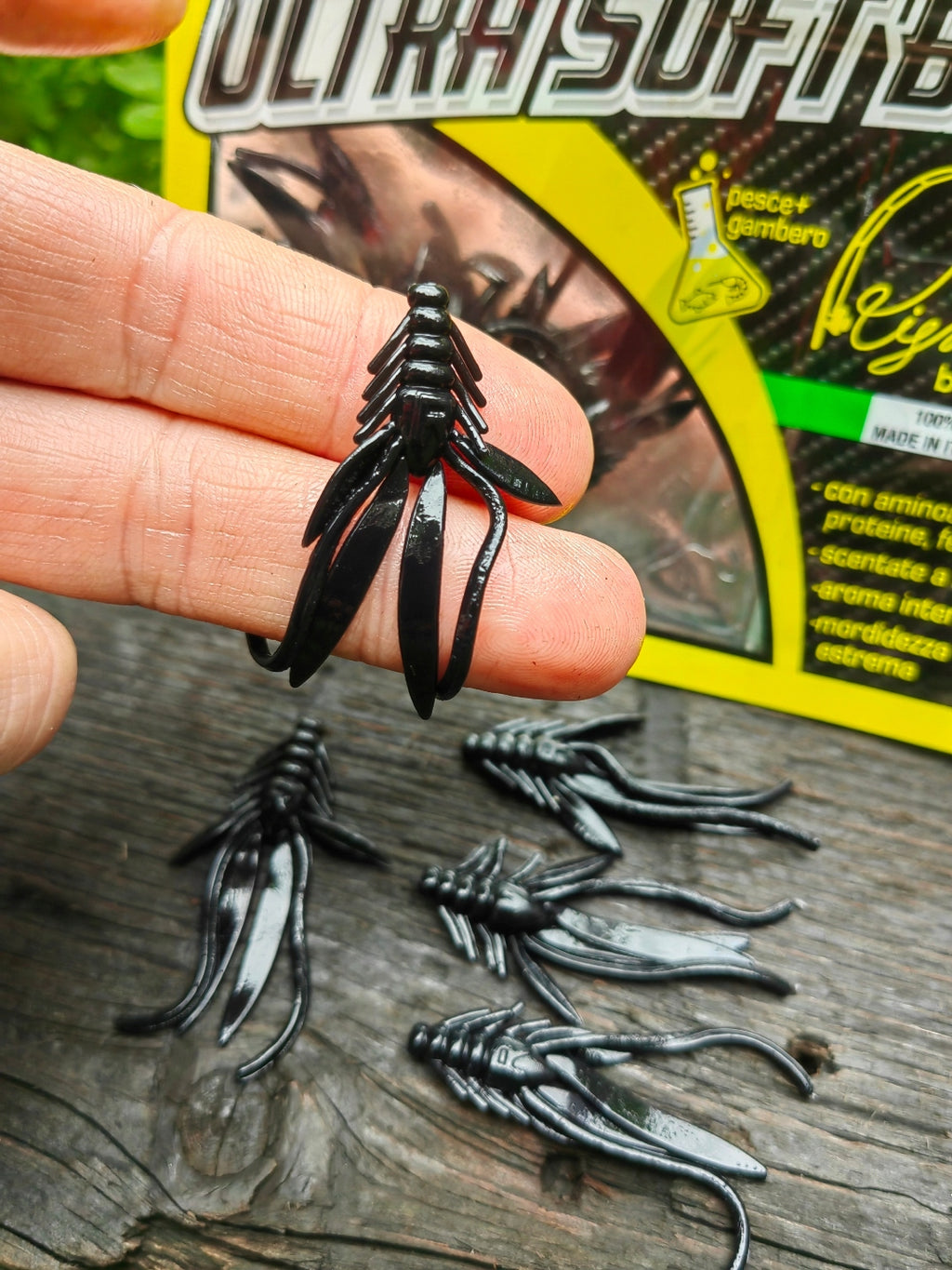 Imitacja nimfy 40 mm Righetti Bait System, kolor NERO — #NFN14, zdjęcie 1