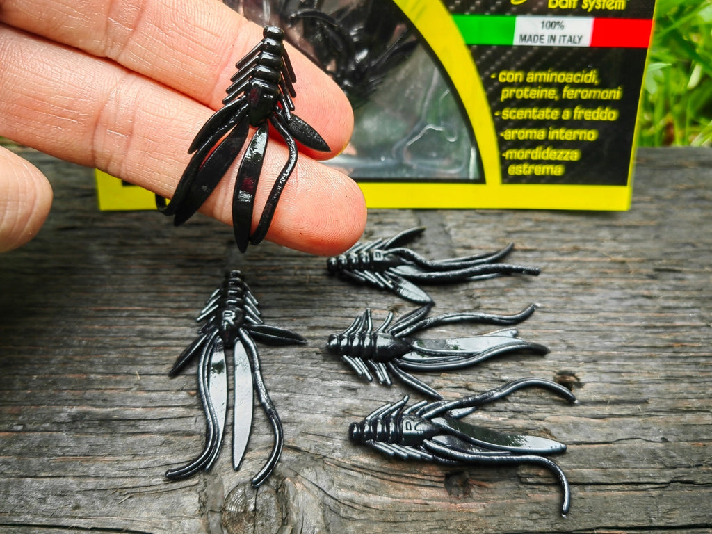 Imitacja nimfy 40 mm Righetti Bait System, kolor NERO — #NFN14, zdjęcie 3