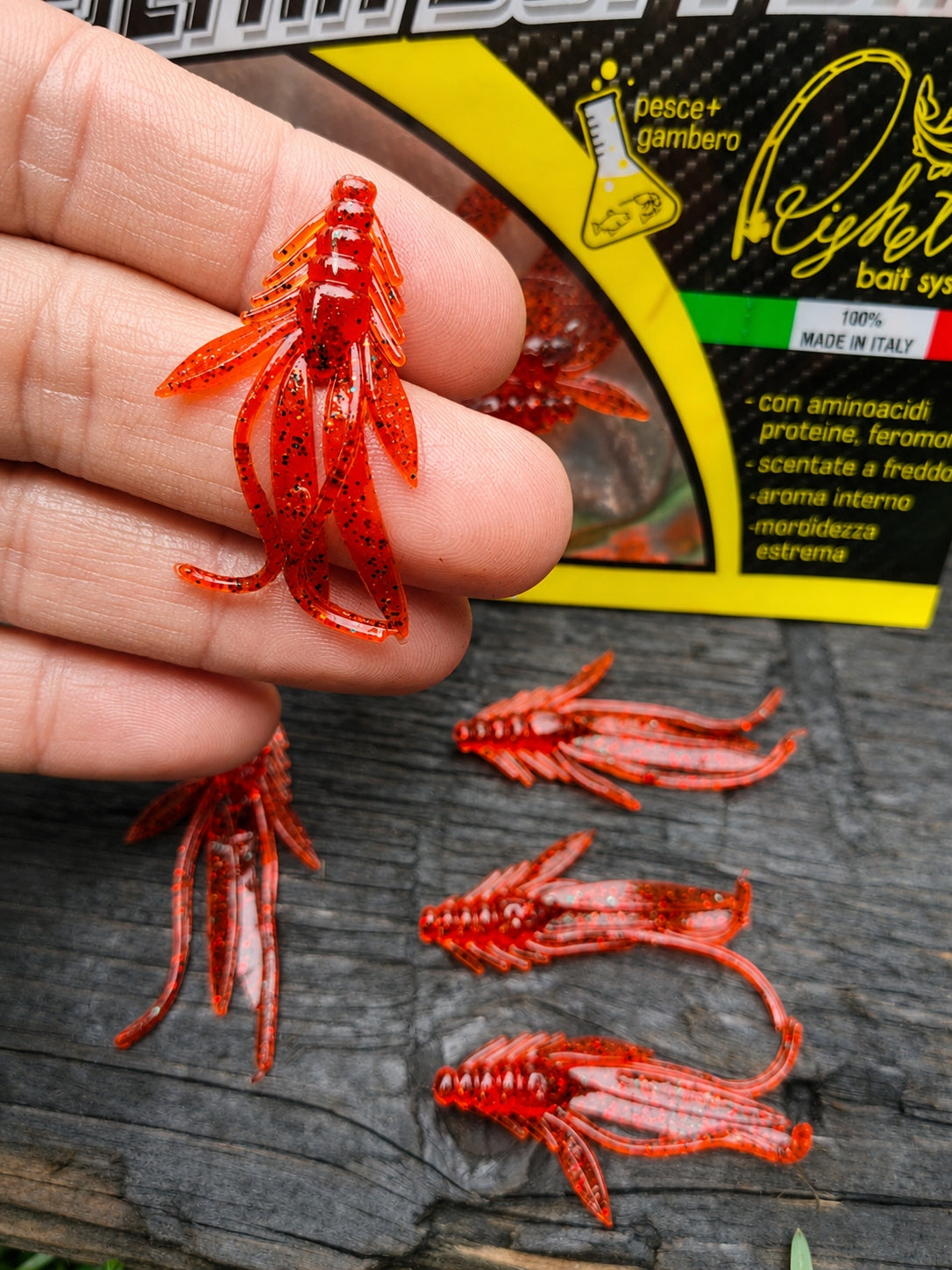 Imitacja nimfy 40 mm Righetti Bait System, kolor #NFRG4, zdjęcie 1