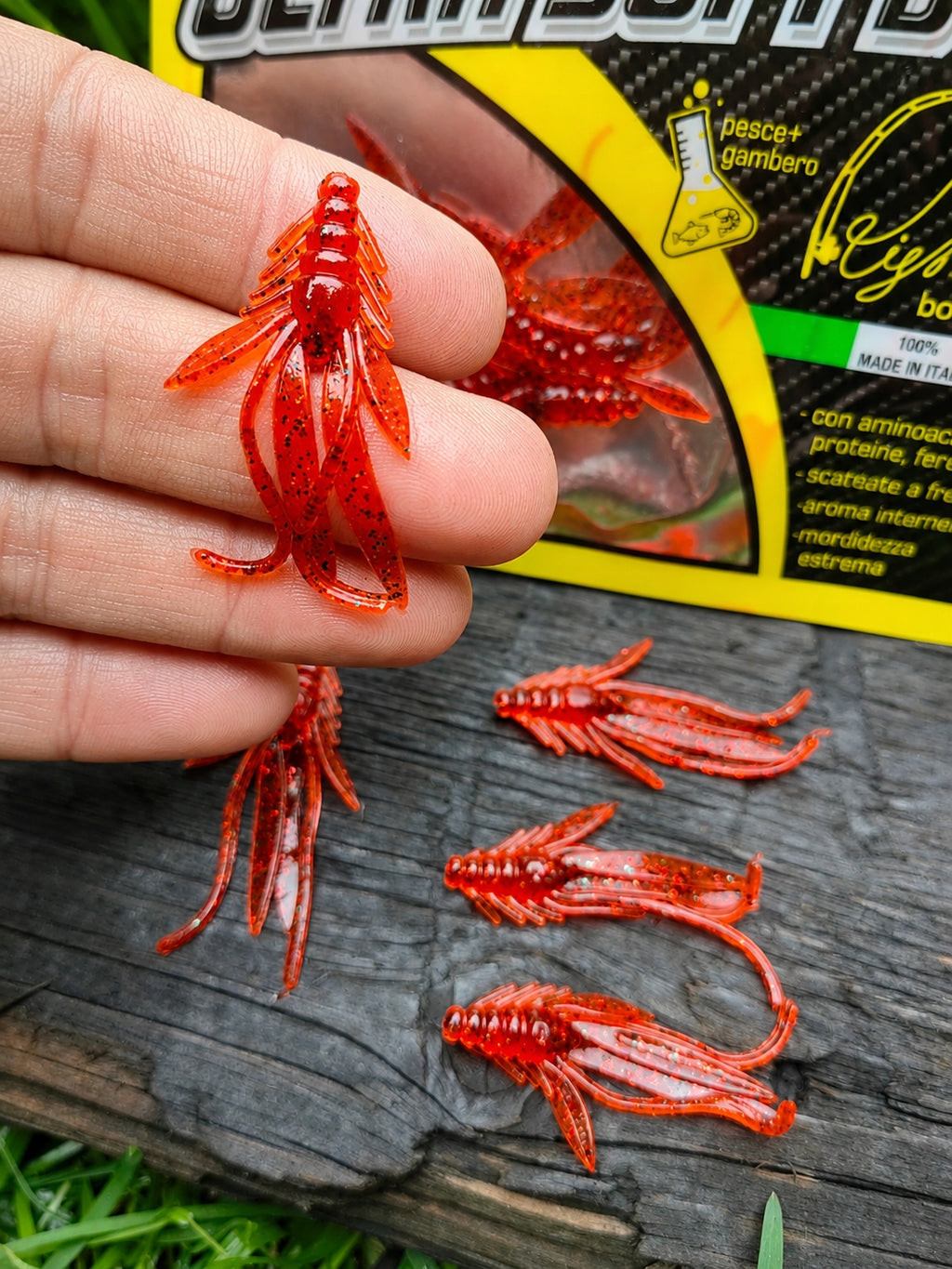 Imitacja nimfy 40 mm Righetti Bait System, kolor #NFRG4, zdjęcie 3