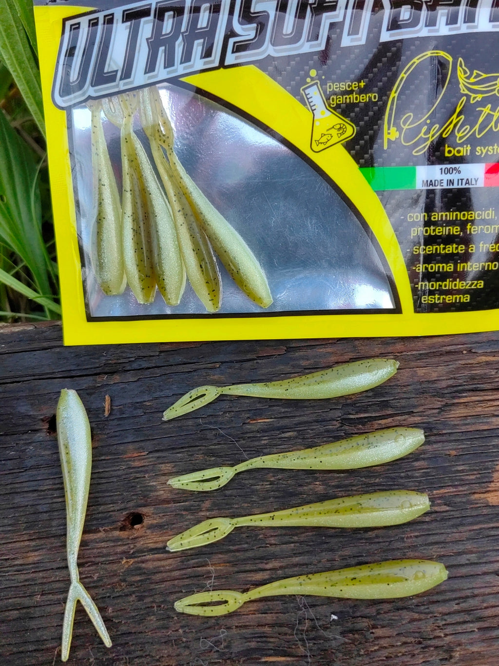 Jaskółka Spin Tail 6 cm Righetti Bait System, kolor BICOLORE OLIVA-CREMA REFLEX — #SVBC10, zdjęcie 3