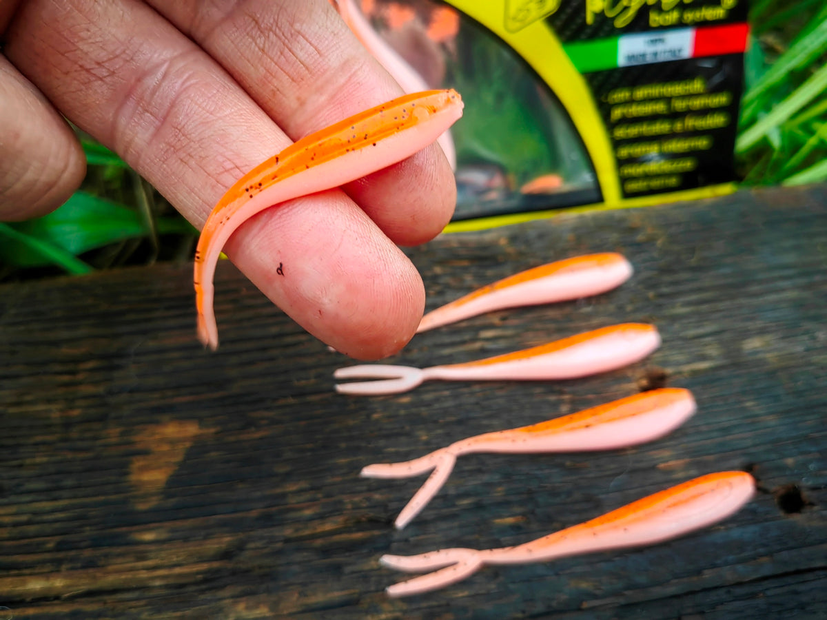 Jaskółka Spin Tail 6 cm Righetti Bait System, kolor BICOLORE ORANGE-MILK — #SVBC4, zdjęcie 2