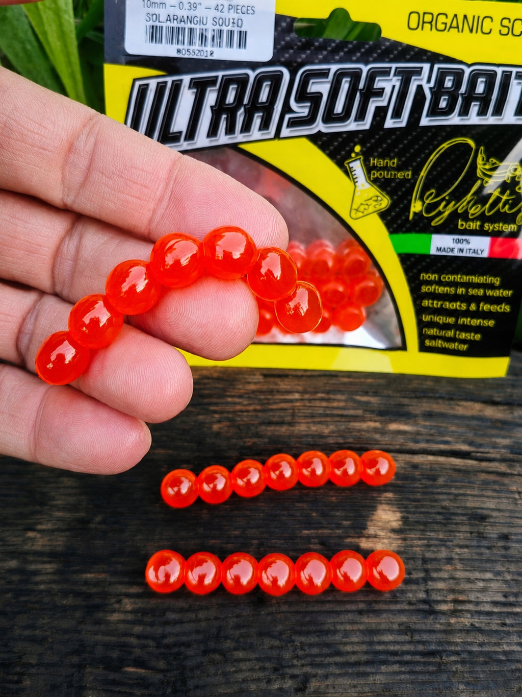 Imitacja ikry 10 mm Righetti Bait System, kolor ARANCIO SCURO — #USA51, zdjęcie 1