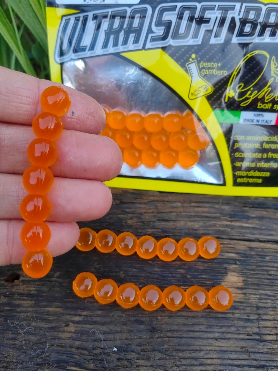 Imitacja ikry 10 mm Righetti Bait System, kolor ARANCIO NATURALE — #USA53, zdjęcie 3