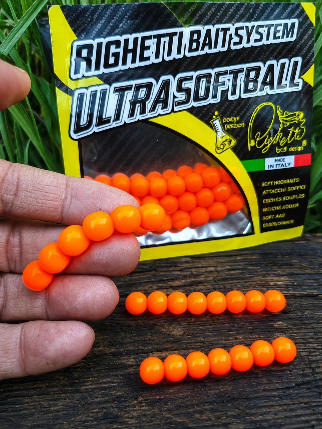 Imitacja ikry 10 mm Righetti Bait System, kolor ARANCIO — #USMA3, zdjęcie 2