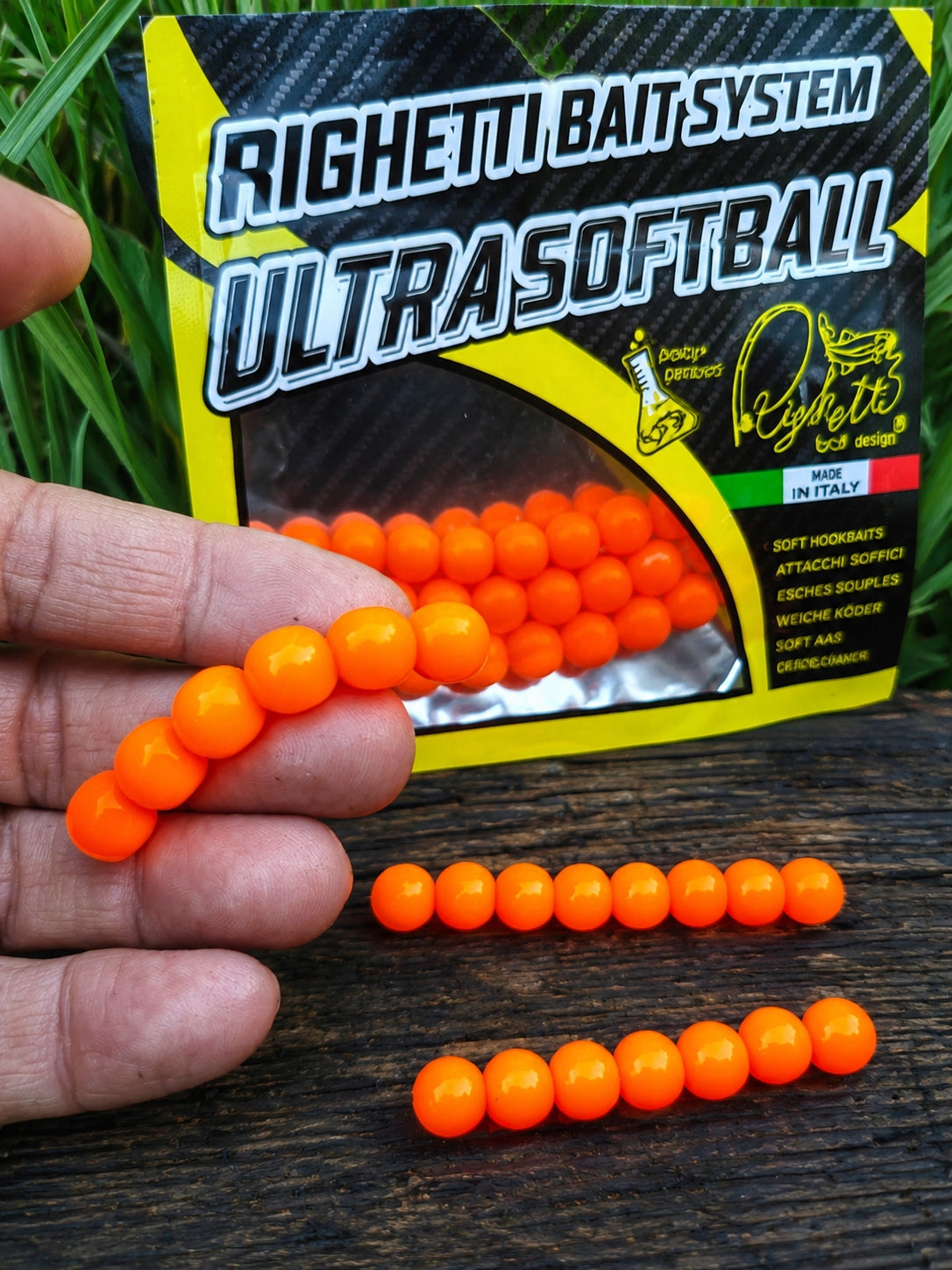 Imitacja ikry 10 mm Righetti Bait System, kolor ARANCIO — #USMA3, zdjęcie 2
