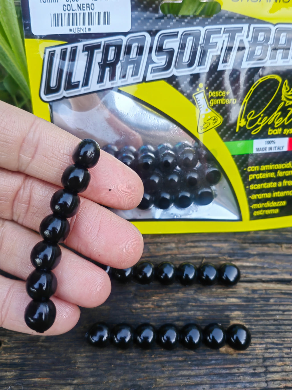 Imitacja ikry 10 mm Righetti Bait System, kolor NERO — #USN1, zdjęcie 3