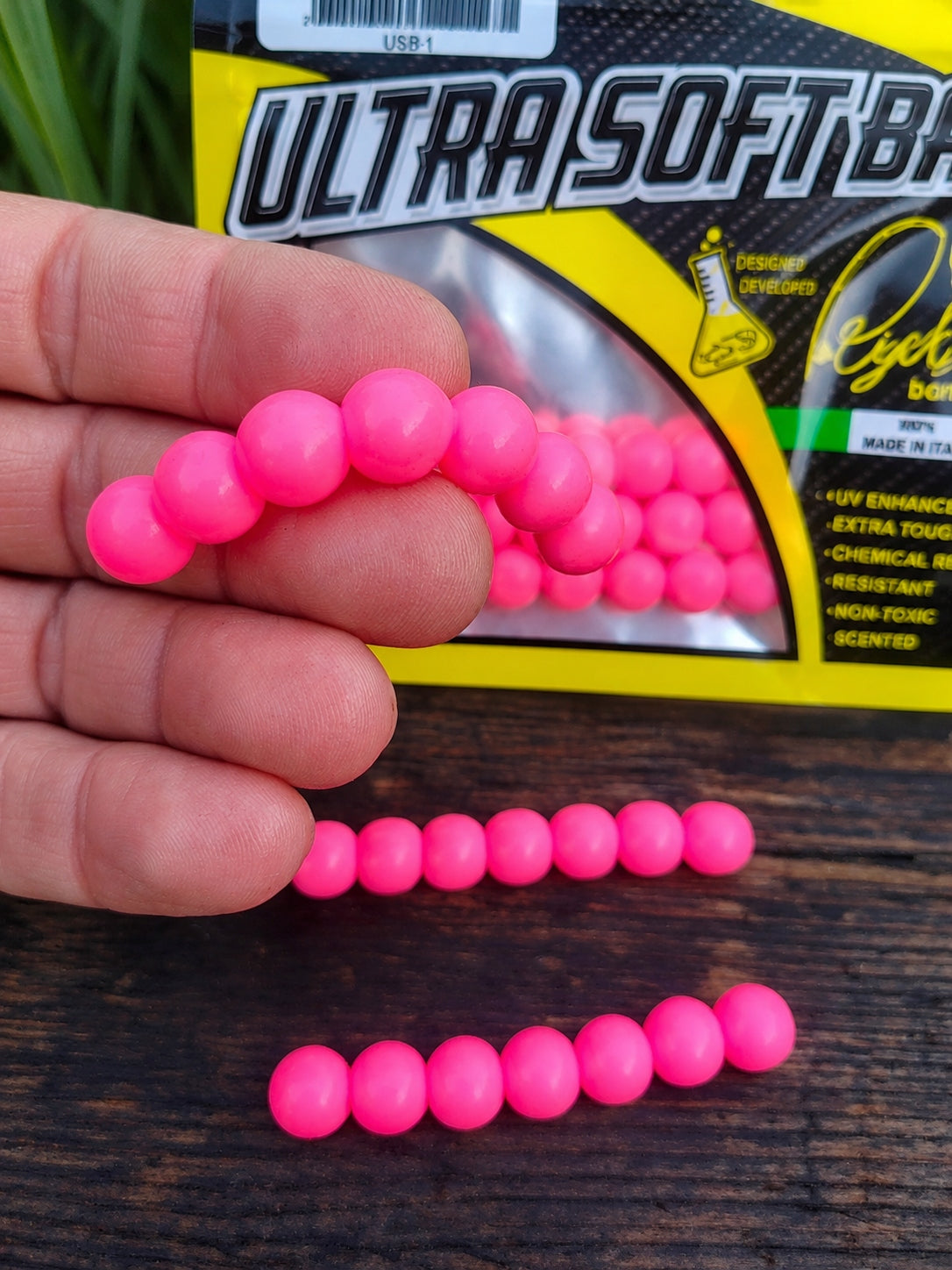 Imitacja ikry 10 mm Righetti Bait System, kolor BUBBLE GUM — #USR1, zdjęcie 2