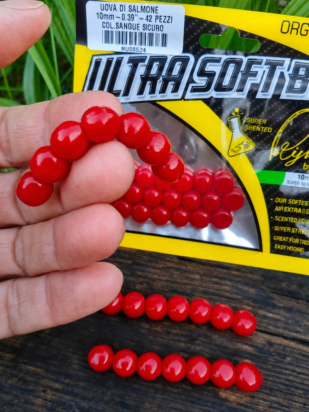 Imitacja ikry 10 mm Righetti Bait System, kolor SANGUE SCURO — #USRS3, zdjęcie 1
