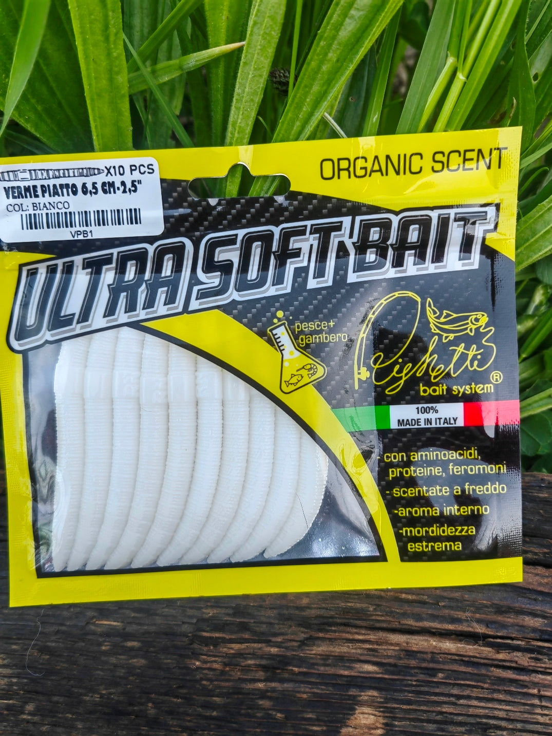 Verme Piatto 6,5 cm Righetti Bait System, kolor BIANCO — #VPB1, zdjęcie 3