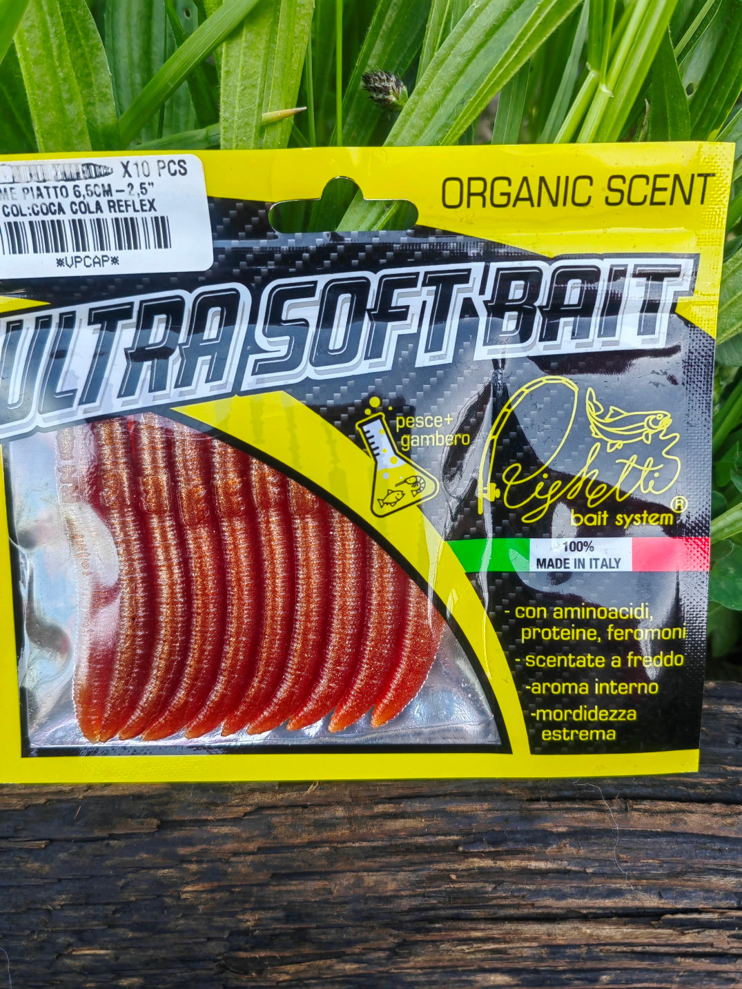 Verme Piatto 6,5 cm Righetti Bait System, kolor COCA COLA REFLEX — #VPCAP, zdjęcie 3