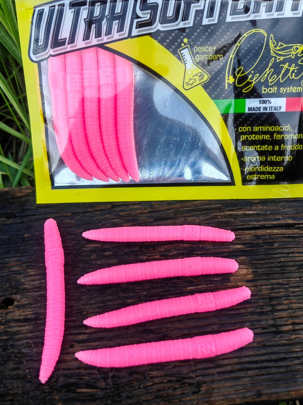 Verme Piatto 6,5 cm Righetti Bait System, kolor BUBBLE GUM — #VPMR1, zdjęcie 3