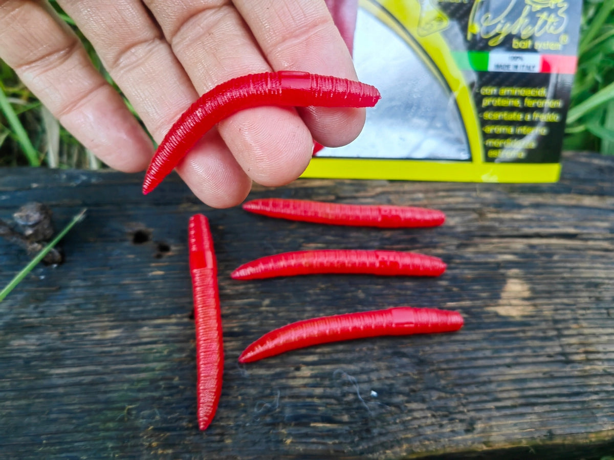 Verme Piatto 6,5 cm Righetti Bait System, kolor SANGUE SCURO — #VPRS3, zdjęcie 2