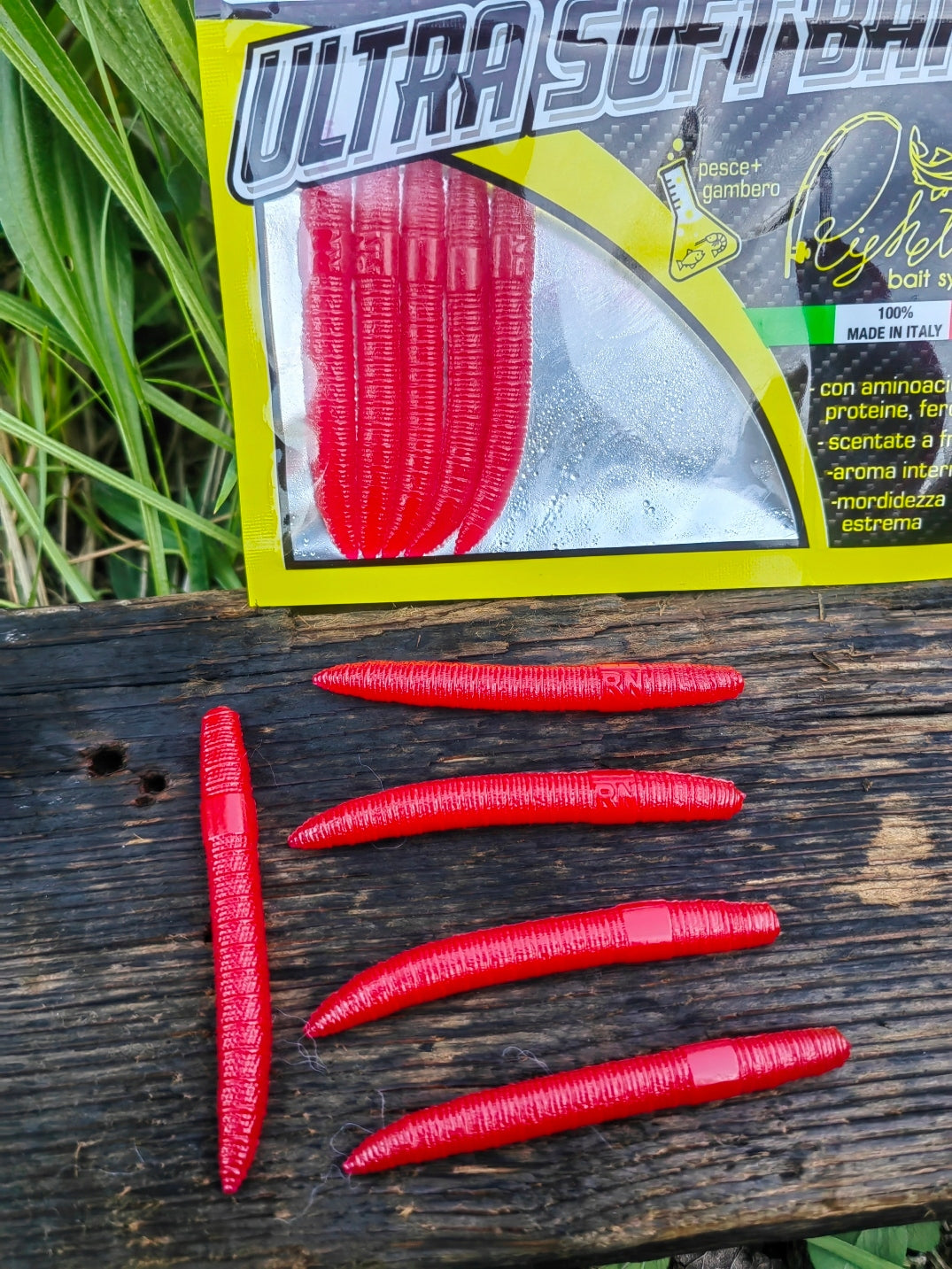 Verme Piatto 6,5 cm Righetti Bait System, kolor SANGUE SCURO — #VPRS3, zdjęcie 3