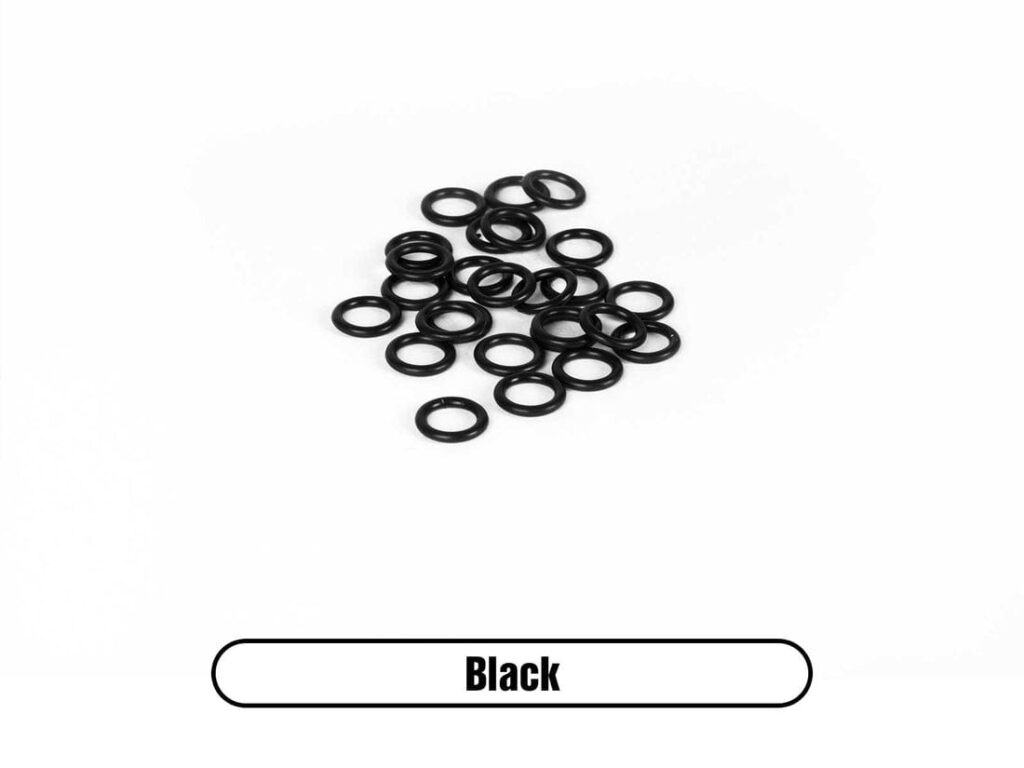 X Zone Lures Wacky Rigging O-Rings — Czarny — zdjęcie modelu