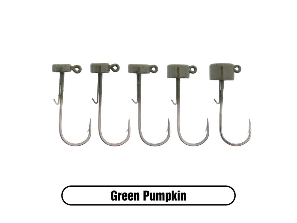 X Zone Lures Tungsten Ned Rig Jig — Green Pumpkin — zdjęcie modelu