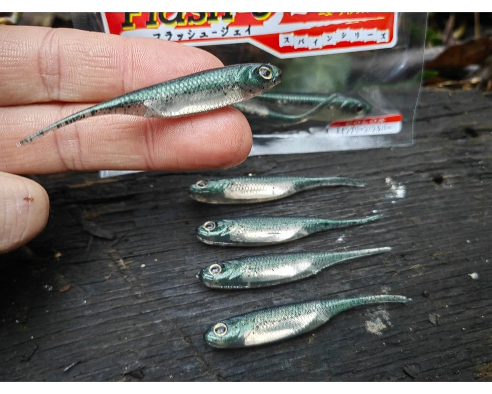 Fish Arrow Flash-J 2″ Neon Green/Silver #03 — zdjęcie Rybomania