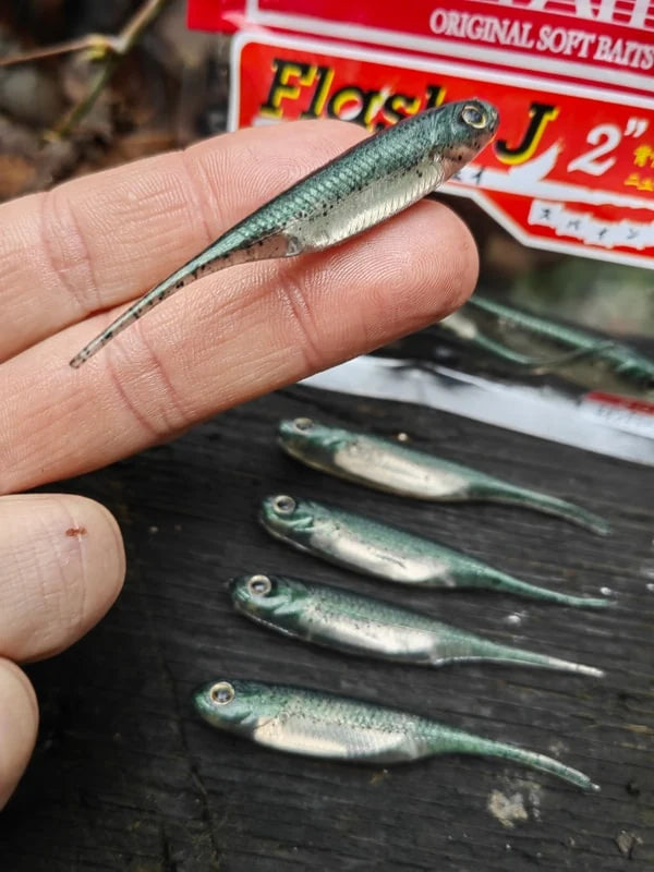 Fish Arrow Flash-J 2″ Neon Green/Silver #03 — zdjęcie Rybomania