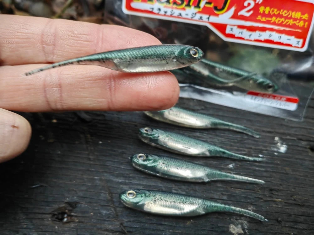 Fish Arrow Flash-J 2″ Neon Green/Silver #03 — zdjęcie Rybomania