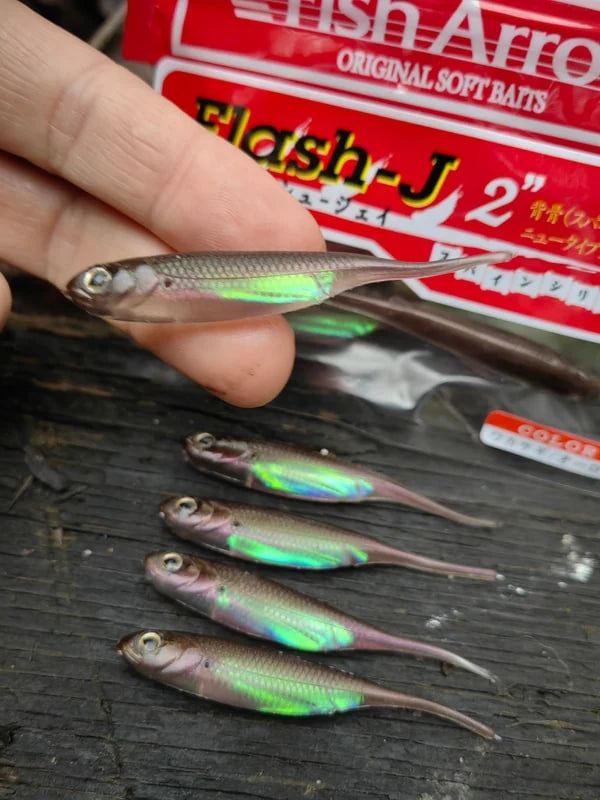 Fish Arrow Flash-J 2″ Wakasagi/Aurora #27 — zdjęcie Rybomania