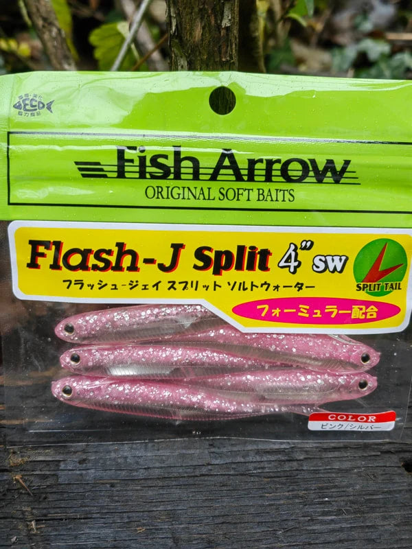 Fish Arrow Flash-J Split 4″ SW — 101 Pink/Silver — zdjęcie Rybomania