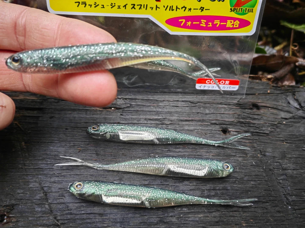 Fish Arrow Flash-J Split 4″ SW — 112 Inakko/Silver — zdjęcie Rybomania