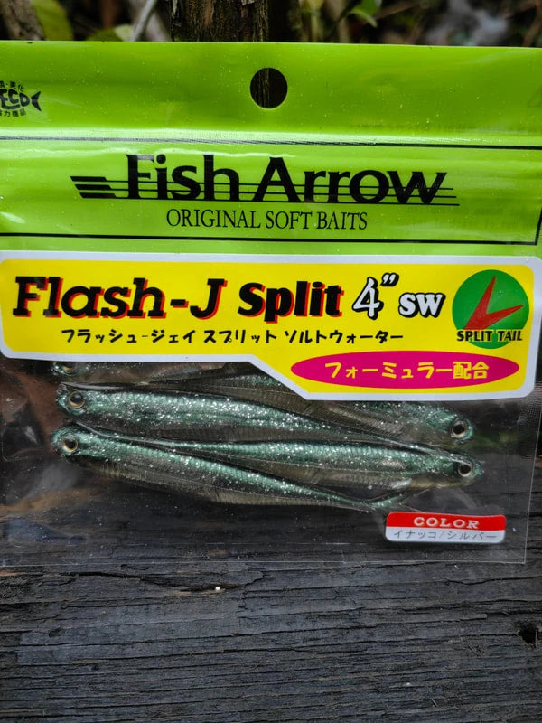 Fish Arrow Flash-J Split 4″ SW — 112 Inakko/Silver — zdjęcie Rybomania