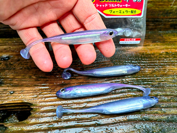 Kopyto Flash-J Shad SW 4" KEIMURA PURPLE/SILVER #122