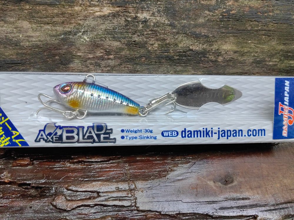 Damiki AxeBlade 30 g — Niebieski grzbiet, złoty bok — zdjęcie Rybomania