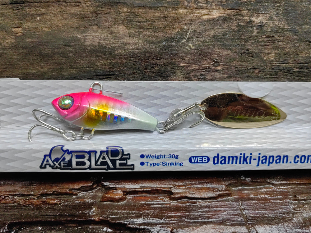 Damiki AxeBlade 30 g — Różowy grzbiet, jasny bok — zdjęcie Rybomania