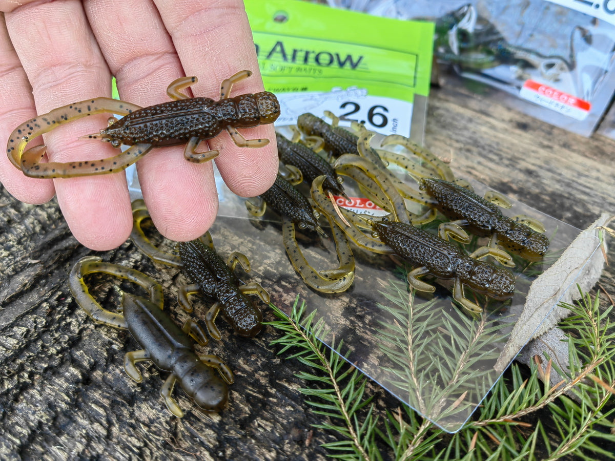 Free Rig Shrimp 2.6 Green Pumpkin #01 — zdjęcie Rybomania