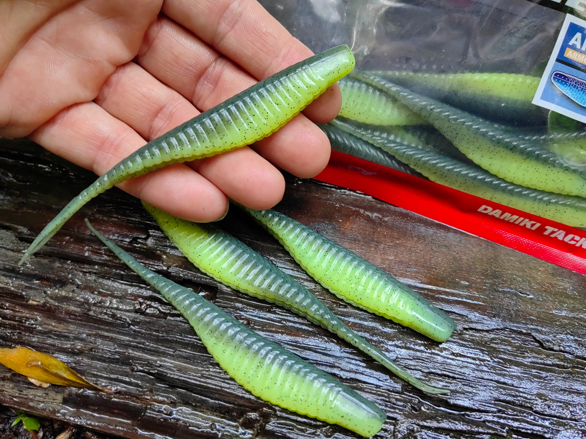 ARMOR SHAD WATERMELON CHARTREUSE SHAD 2 #442 — zdjęcie Rybomania