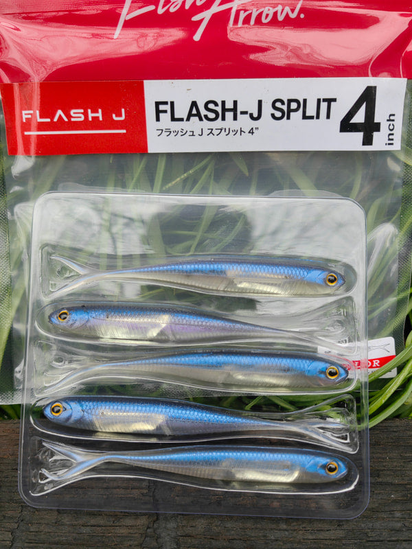 Fish Arrow Flash-J Split 4″ — 04 Pro Blue/Silver — zdjęcie Rybomania