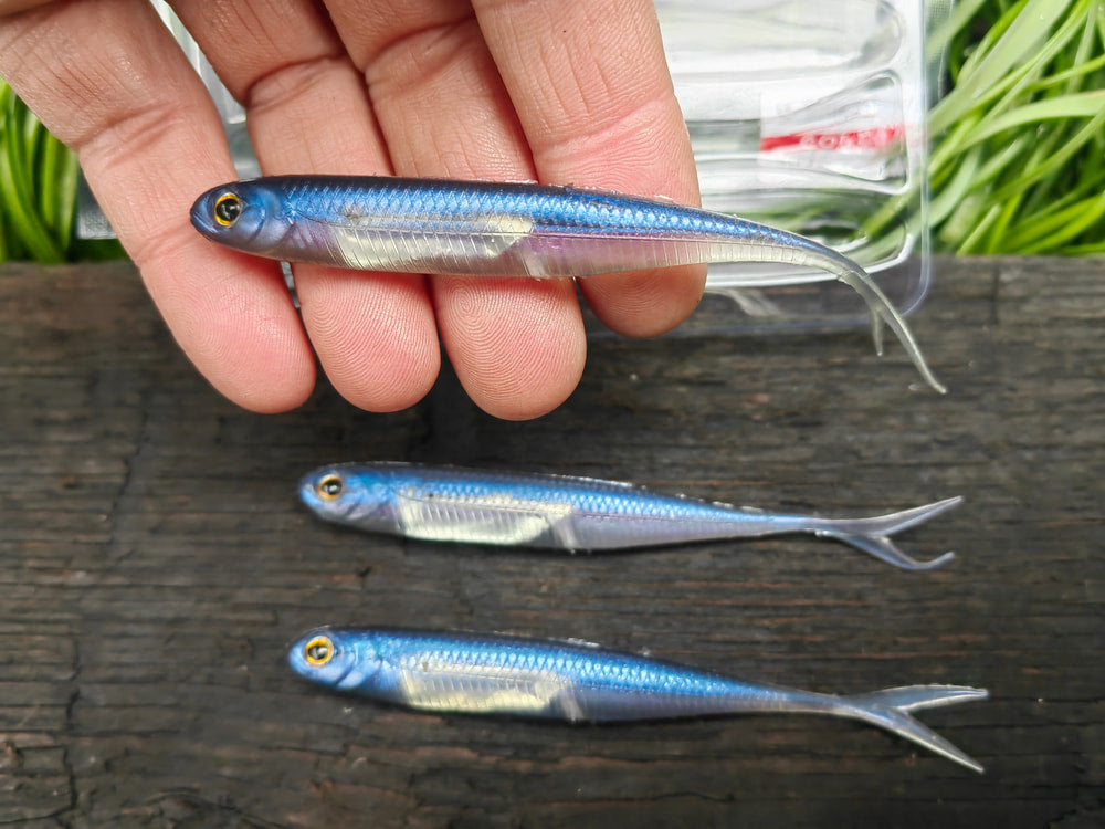 Fish Arrow Flash-J Split 4″ — 04 Pro Blue/Silver — zdjęcie Rybomania
