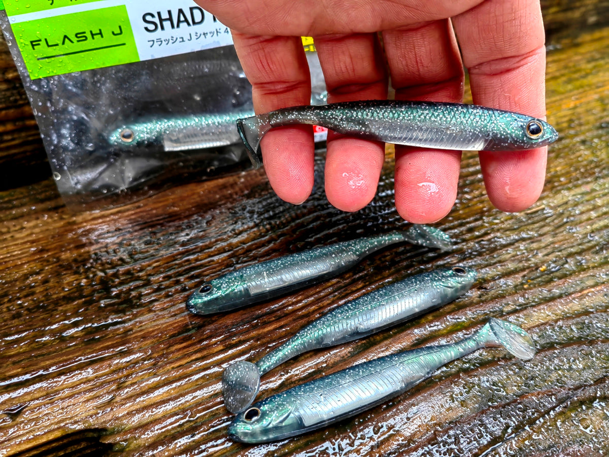 Kopyto Flash-J Shad 4" PLUS SW Inakko/ Silver #112 — zdjęcie Rybomania