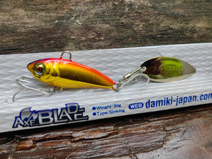 Damiki AxeBlade 30 g — Złoty z pomarańczowym grzbietem